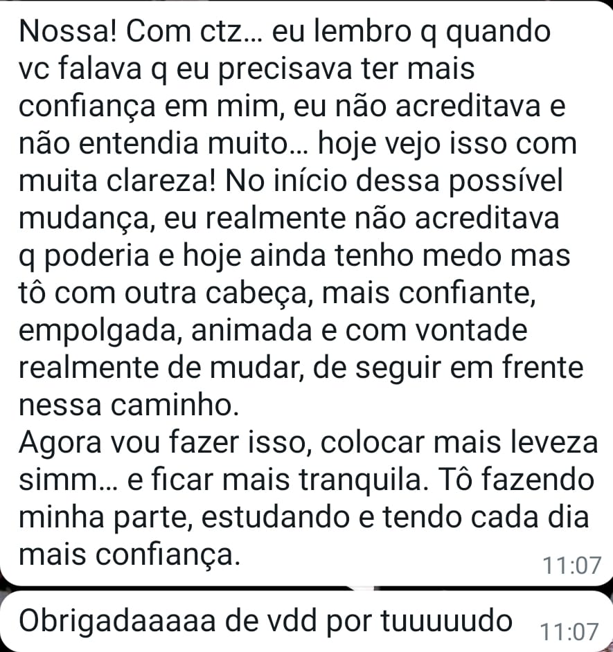Resultado de aluna da Formação em Astrologia Comportamental 4